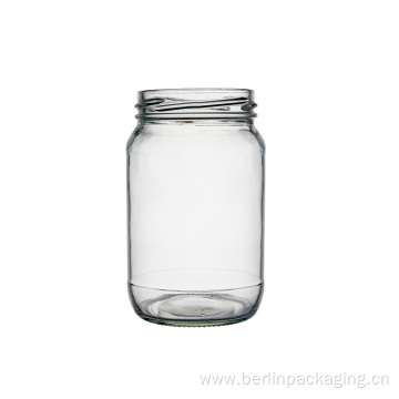 380ml Round glass jar